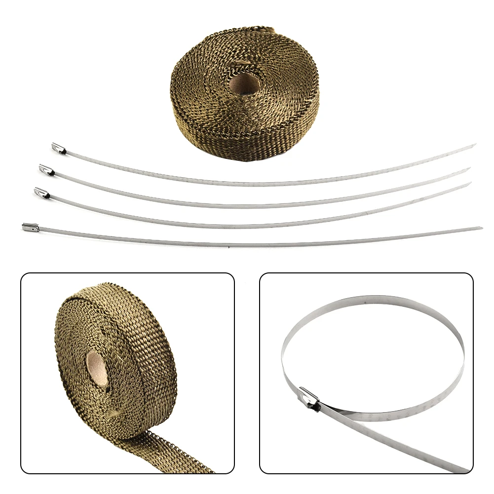 Car Motorcycle Exhaust Thermal Exhaust Tape Exhaust Heat Tape Wrap Pipe Wrap Shields Manifold Header Insulation Car Accessories
Car Motorcycle Exhaust Thermal Exhaust Tape Exhaust Heat Tape Wrap Pipe Wrap Shields Manifold Header Insulation Car Accessories