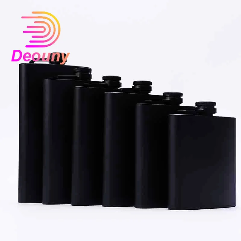 DEOUNY Black Whisky Hip Flask 6oz 7oz 8oz 9oz 10oz 12oz 304 Stainless Steel With Free Funnel Suit For Engraved
DEOUNY Black Whisky Hip Flask 6oz 7oz 8oz 9oz 10oz 12oz 304 Stainless Steel With Free Funnel Suit For Engraved