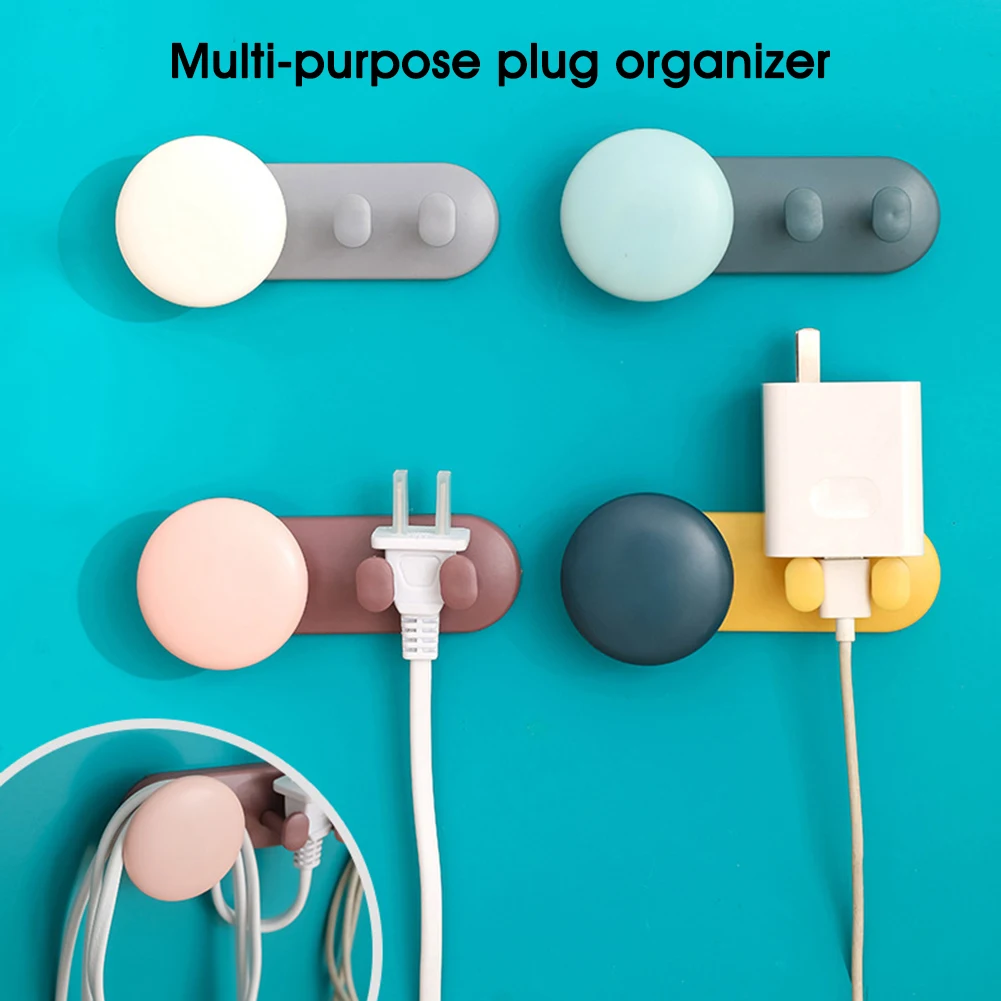 1PCS Wall Hook Punch-free Power Cord Storage Rack Self-Adhesive Wall Cable Winder Organizer Multifunction Hook For Coat Key
1PCS Wall Hook Punch-free Power Cord Storage Rack Self-Adhesive Wall Cable Winder Organizer Multifunction Hook For Coat Key