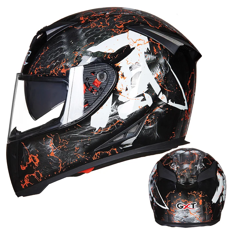 

The latest GXT-358 motorcycle helmet full face helmet men's racing capacete casco motocross cascos