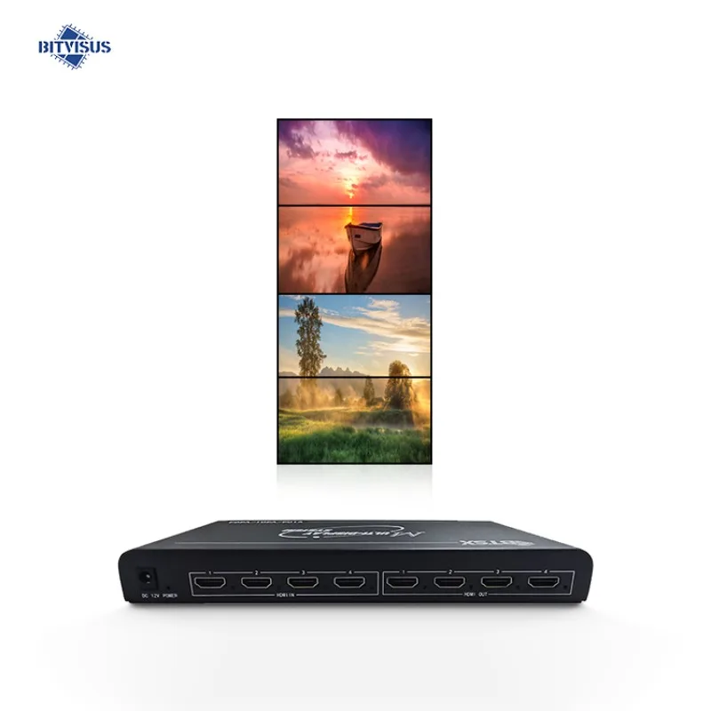 Creative Hdmi 4K Multi-Viewer Support 1x4 4x1 Matrix and Split Function Video Wall Controller 2X2
Creative Hdmi 4K Multi-Viewer Support 1x4 4x1 Matrix and Split Function Video Wall Controller 2X2