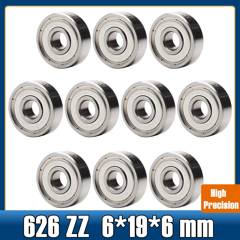 626ZZ подшипник ABEC-5 ( 10 шт.) 6*19*6 мм миниатюрные 626Z шарикоподшипники 626 ZZ EMQ Z3V3 качество
626ZZ подшипник ABEC-5 ( 10 шт.) 6*19*6 мм миниатюрные 626Z шарикоподшипники 626 ZZ EMQ Z3V3 качество