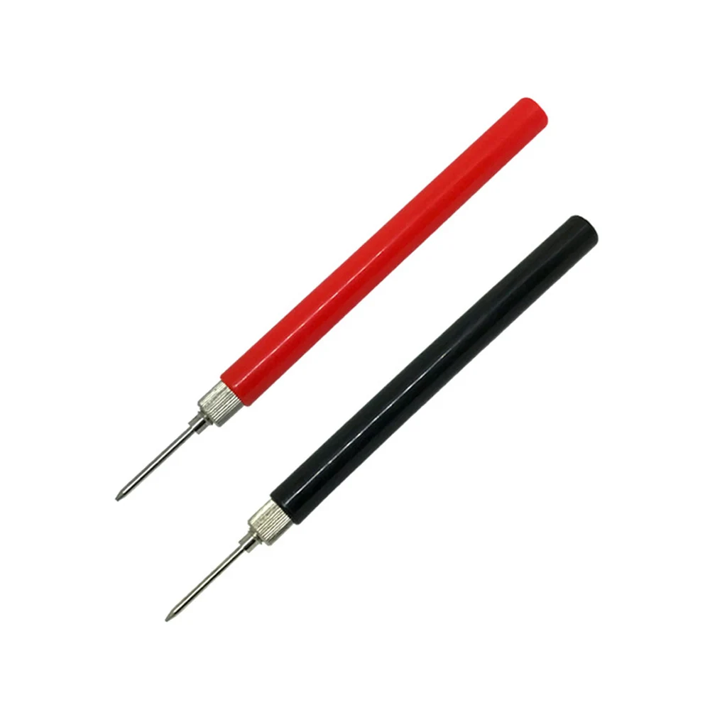 2PCS Pure Copper Nickel Plating Test Probe Tips Insulated Test Hook Wire Connector For Multimeter Stainless Steel Needle Test
2PCS Pure Copper Nickel Plating Test Probe Tips Insulated Test Hook Wire Connector For Multimeter Stainless Steel Needle Test