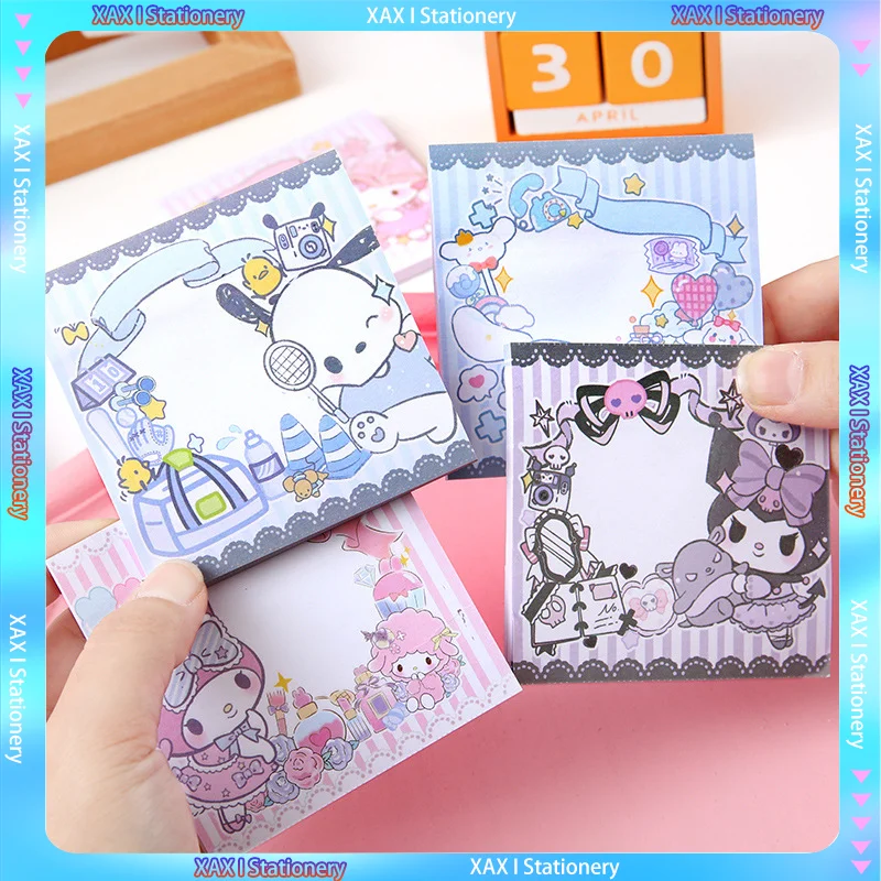 Новый Блокнот Sanrio, 6 шт., моя мелодия, Kuromi почтовый, милый блокнот, записная книжка, сообщения, студенческие канцелярские товары, детский подарок на день рождения
Новый Блокнот Sanrio, 6 шт., моя мелодия, Kuromi почтовый, милый блокнот, записная книжка, сообщения, студенческие канцелярские товары, детский подарок на день рождения