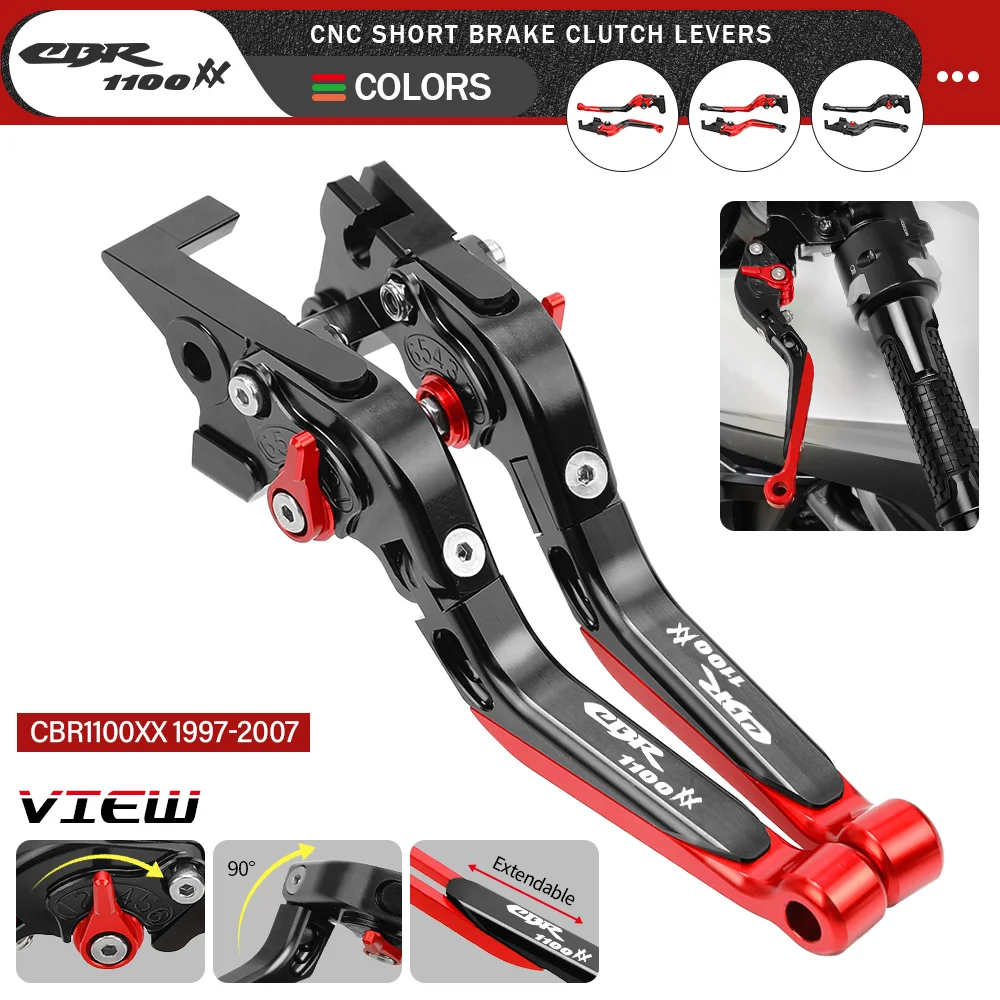 For HONDA CBR1100XX 1997 1998 1999 2000 2001-2007 Motorcycle Accessories Adjustable Brake Clutch Levers Folding Handle Lever
For HONDA CBR1100XX 1997 1998 1999 2000 2001-2007 Motorcycle Accessories Adjustable Brake Clutch Levers Folding Handle Lever