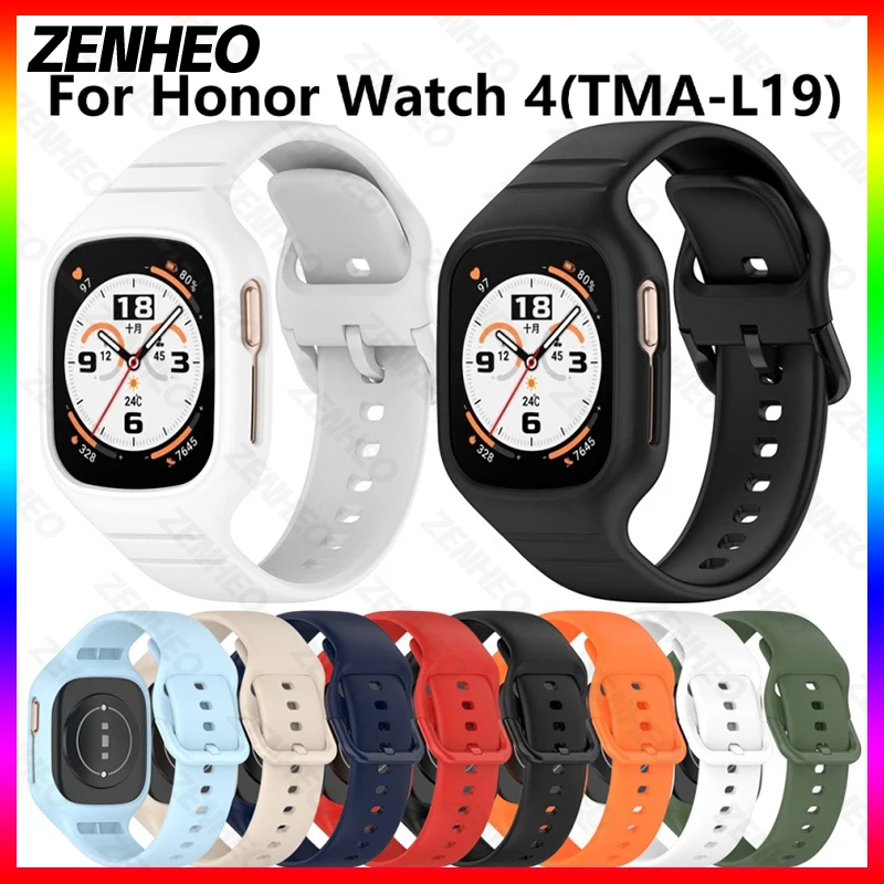 Silicone Strap Suitable for Honor Watch 4 a one piece Premium Strap TPU Wristband For Honor Watch4 TMA-L19 Watch Accessories
Silicone Strap Suitable for Honor Watch 4 a one piece Premium Strap TPU Wristband For Honor Watch4 TMA-L19 Watch Accessories