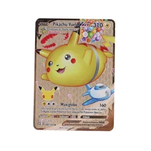 Spanish Pokemon Metal Card Pikachu Vuelo vmax Gold Card Collection Gift Children's Game Card Collection Gifts for Children
Spanish Pokemon Metal Card Pikachu Vuelo vmax Gold Card Collection Gift Children's Game Card Collection Gifts for Children