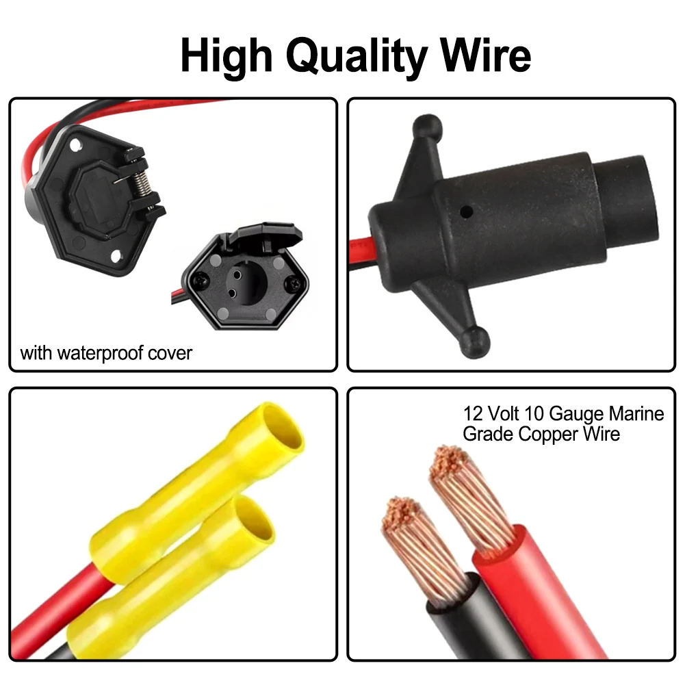 Parts Motor Connectors Safe Trolling Versatility 12V 14365-6 14366-6 2-Wire Compatibility Easy Installation Home
Parts Motor Connectors Safe Trolling Versatility 12V 14365-6 14366-6 2-Wire Compatibility Easy Installation Home