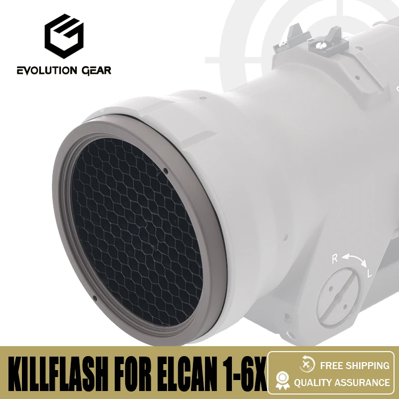 

Aluminum Material CNC TECH Killflash Anti-Reflection Device for Elcan 1.5x/6x Optical Sight