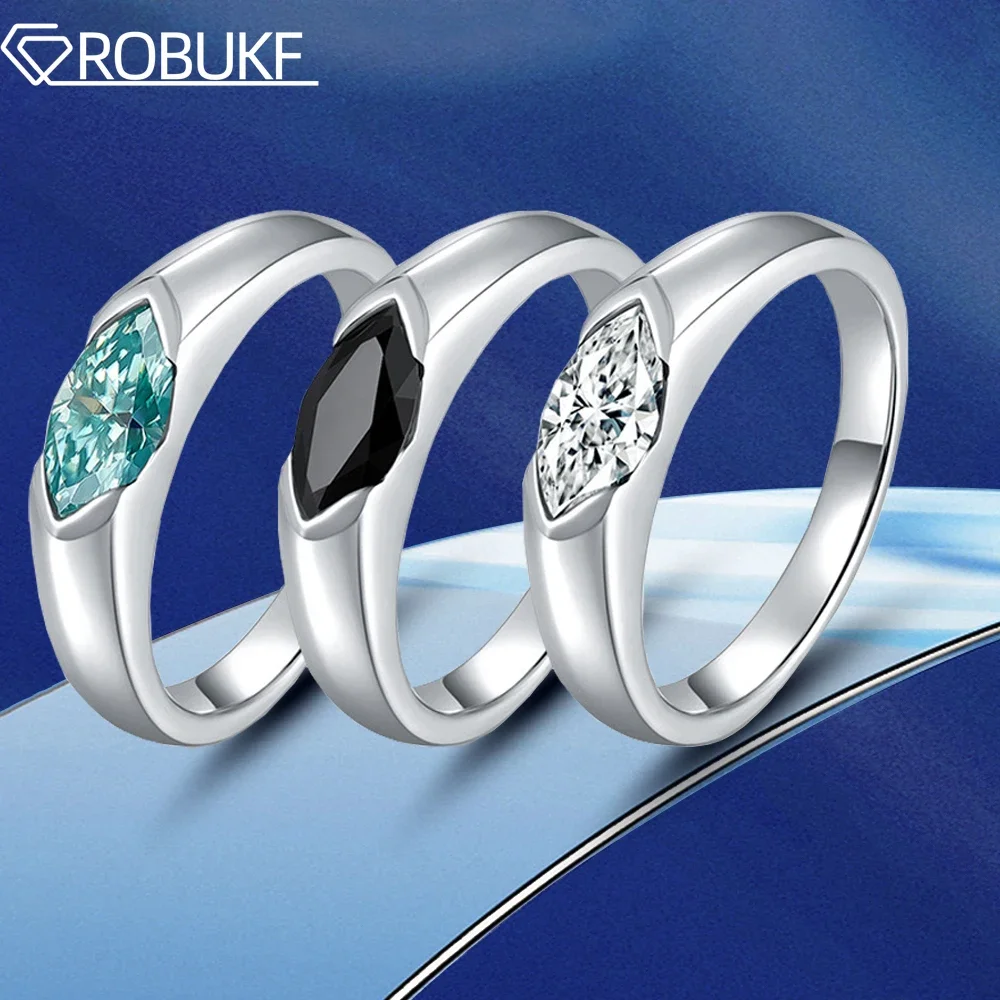 5*10mm Marquise Cut Moissanite Ring D Color Diamond Wedding Band Jewelry With Certificate S925 Sterling Silver Rings For Women
5*10mm Marquise Cut Moissanite Ring D Color Diamond Wedding Band Jewelry With Certificate S925 Sterling Silver Rings For Women
