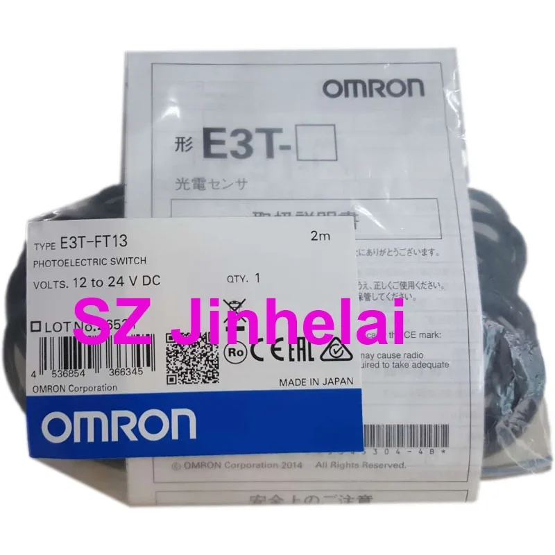 

Omron E3T-FT11 E3T-FT12 E3T-FT13 E3T-FT14 Authentic Original 2M 24VDC Detection Distance Durable Photoelectric Sensors Switches