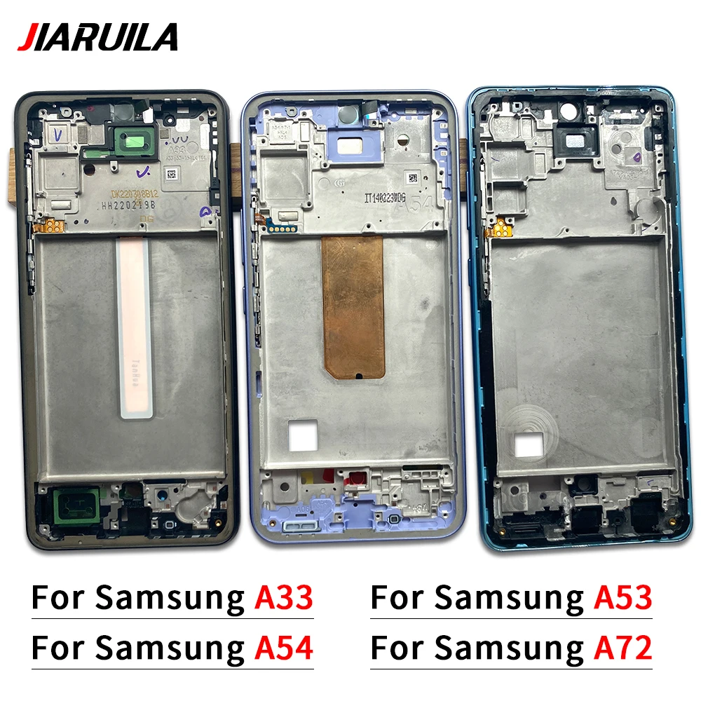 Передний корпус LCD Рамка рамка пластина сменная часть для Samsung A33 A53 A72 A54 5G
Передний корпус LCD Рамка рамка пластина сменная часть для Samsung A33 A53 A72 A54 5G