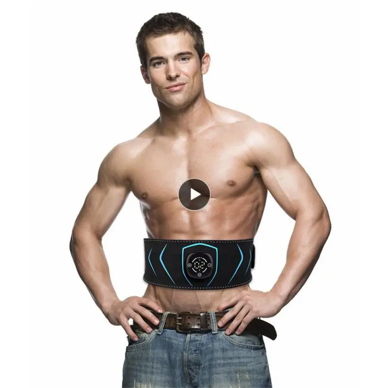 

Muscle Stimulator Trainer USB Electric Abs Toner Abdominal Belt Vibration Body Waist Belly Weight Loss