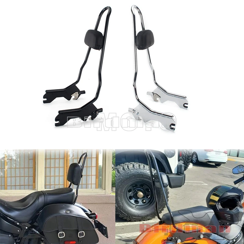 Tall Passenger Backrest Sissy Bar For Harley Softail Deluxe FLDE Heritage Classic FLHC FLHCS Slim FLSL Street Bob FXBB 2018-2023
Tall Passenger Backrest Sissy Bar For Harley Softail Deluxe FLDE Heritage Classic FLHC FLHCS Slim FLSL Street Bob FXBB 2018-2023