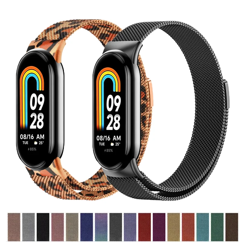 

Milanese loop for Xiaomi smart Band 8-NFC Strap Sport wristband Miband8 smartwatch Replacement bracelet Mi band 8 global version