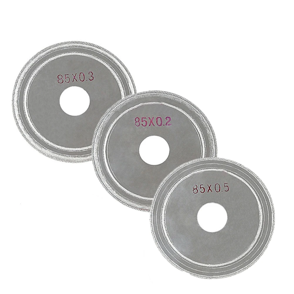 3Pcs Diamond Saw Blade Cutting Disc Lapidary Stone Arbor Tools For Jade Gemstone Agate Processing Power Tools Accessories
3Pcs Diamond Saw Blade Cutting Disc Lapidary Stone Arbor Tools For Jade Gemstone Agate Processing Power Tools Accessories