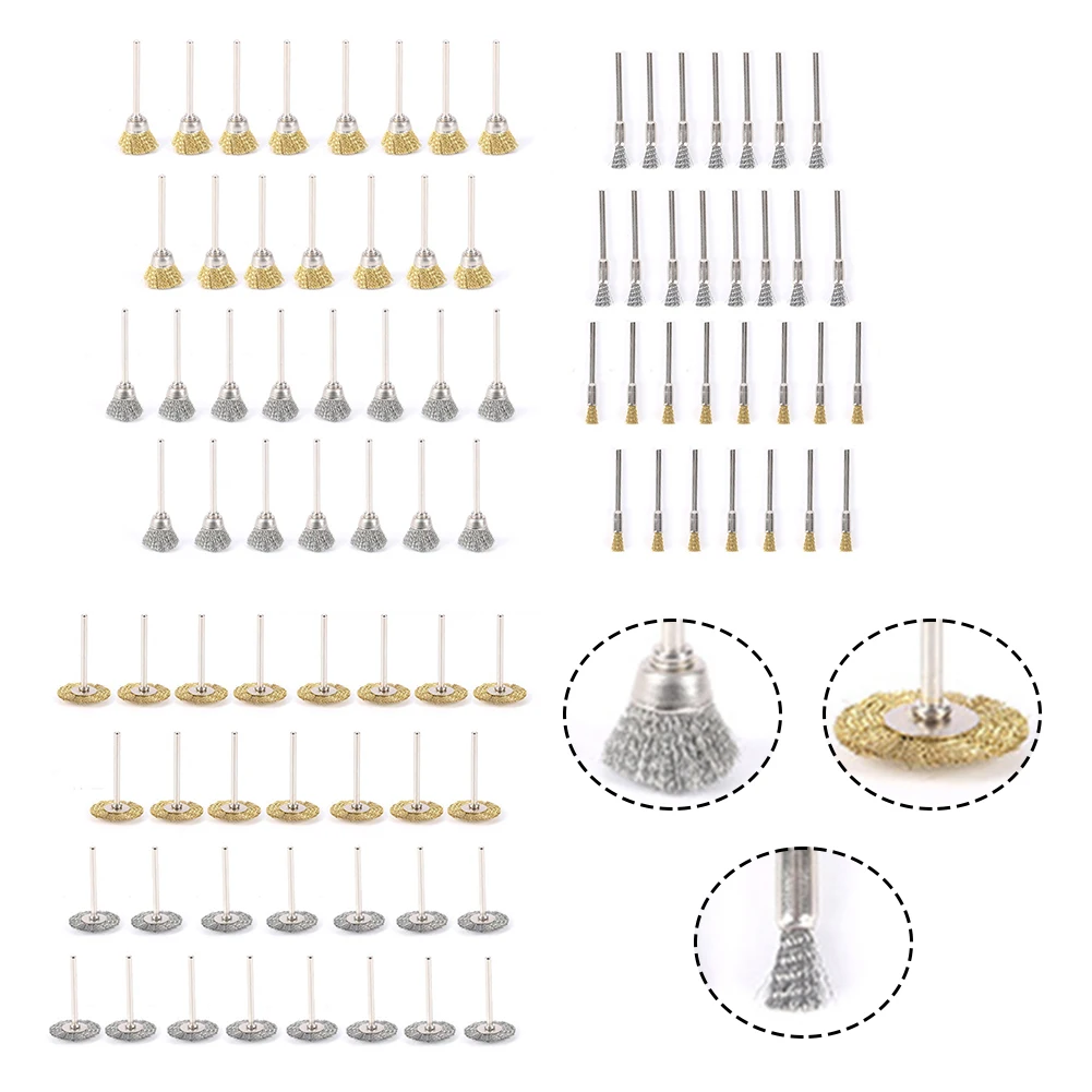 30pcs Wire Brush Wheel Cup Brush Set Steel Copper Wire Wheel For Rust Removal Deburring Brush For Accessory Rotary Tools
30pcs Wire Brush Wheel Cup Brush Set Steel Copper Wire Wheel For Rust Removal Deburring Brush For Accessory Rotary Tools
