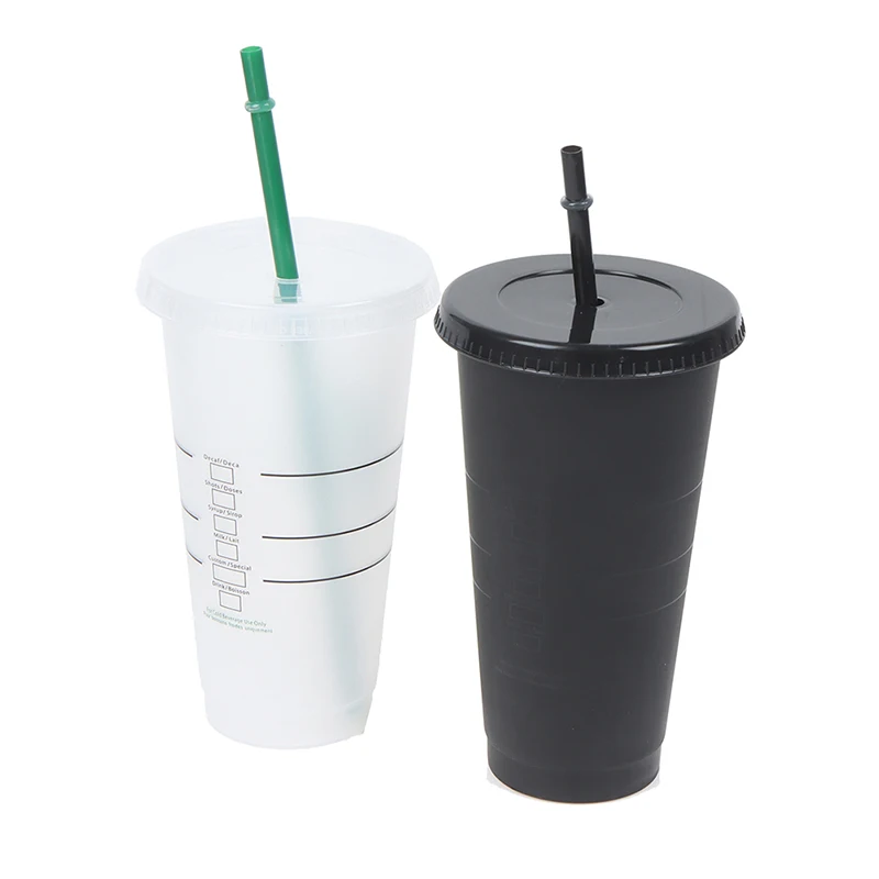 1PCS Food Grade PP Plastic Drink Change Color Straw Mugs With Lid Plastic Tumbler Matte Coffe Bottle Cup
1PCS Food Grade PP Plastic Drink Change Color Straw Mugs With Lid Plastic Tumbler Matte Coffe Bottle Cup