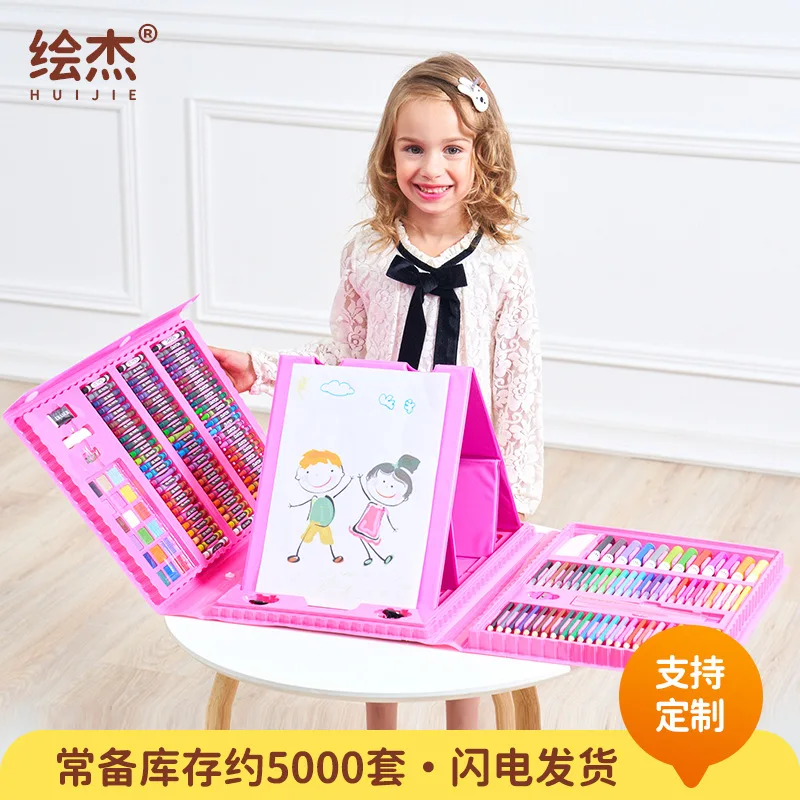 Children'S Painting Tools Watercolor Pen Set, Color Brush Brush Set, Student Art Easel Tool, Painting Set
Children'S Painting Tools Watercolor Pen Set, Color Brush Brush Set, Student Art Easel Tool, Painting Set