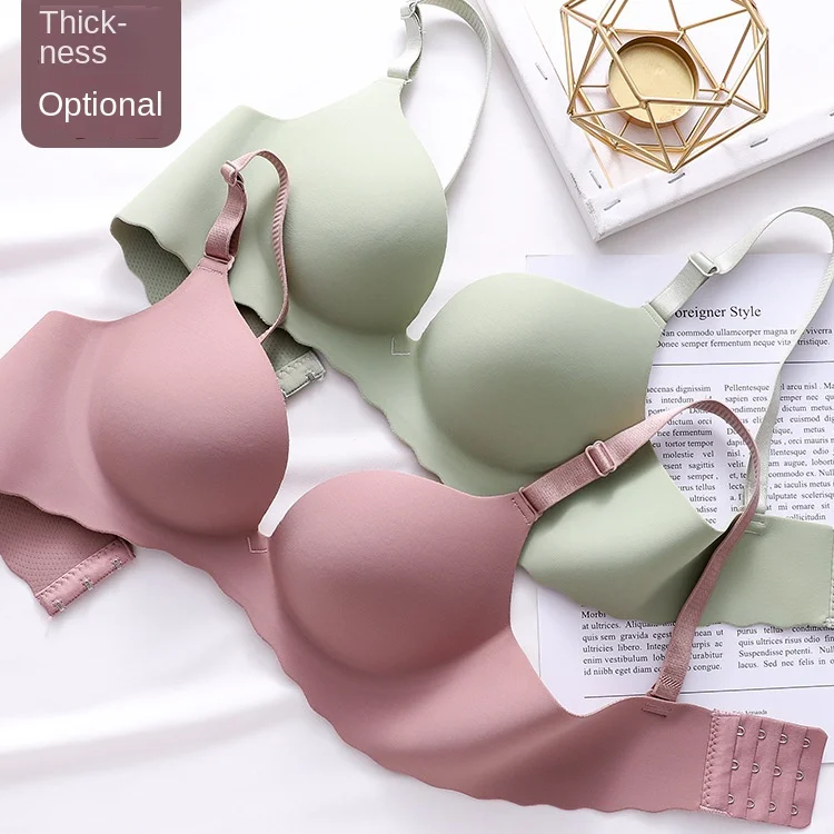 Macaron One Piece Women's Lingerie Seamless Bralette Glossy No Steel Ring Underwear Gathering Upper Support Adjustment Bra
Macaron One Piece Women's Lingerie Seamless Bralette Glossy No Steel Ring Underwear Gathering Upper Support Adjustment Bra