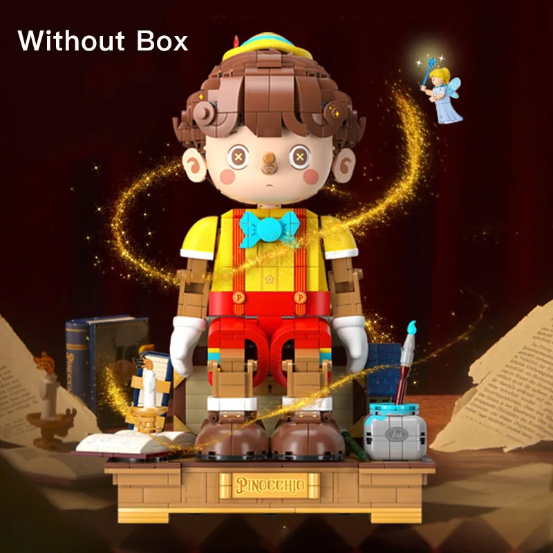 Creative Expert Long Nose Doll Puppet Building Blocks Set Classic Fairy Tale Joint Movement Marionette Brick Puzzle Toys Gifts Creative Expert Long Nose Doll Puppet Building Blocks Set Classic Fairy Tale Joint Movement Marionette Brick Puzzle Toys Gifts