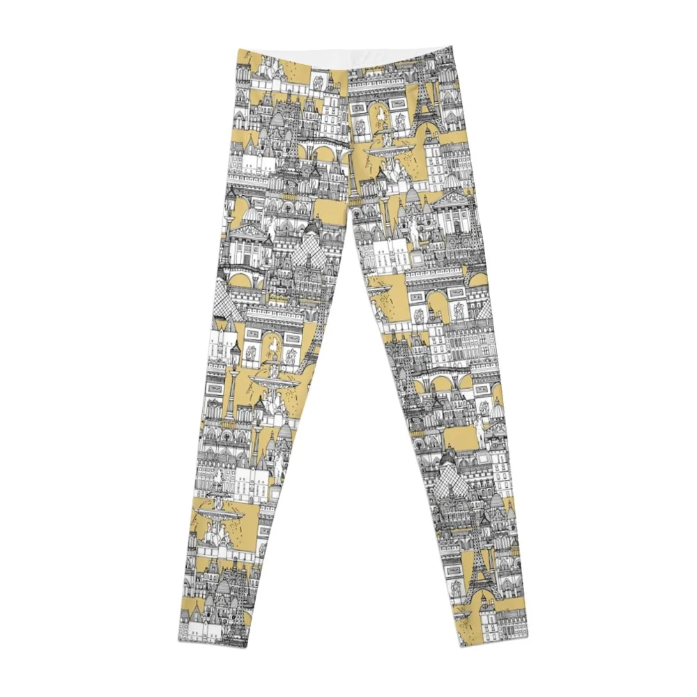 Paris toile gold Leggings Women sports sports for push up legging Womens Leggings 
Paris toile gold Leggings Women sports sports for push up legging Womens Leggings