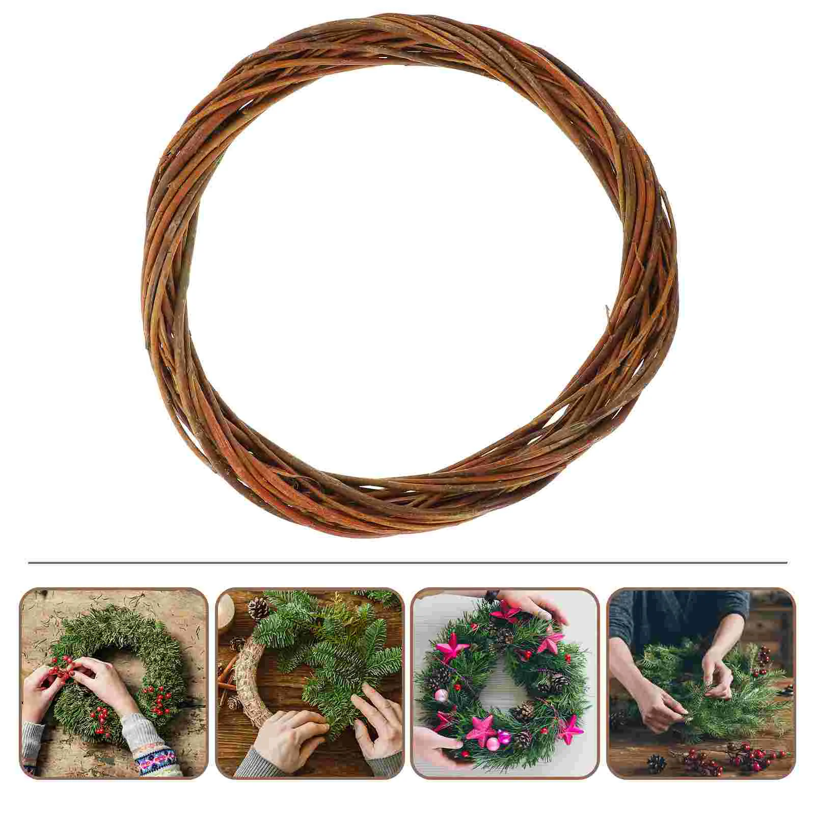 Willow Wreath Natural Rattan Vine Branches Garland Floral Hoop Ring Christmas Twig Hanging Wedding Diy Crafts Decorations
Willow Wreath Natural Rattan Vine Branches Garland Floral Hoop Ring Christmas Twig Hanging Wedding Diy Crafts Decorations