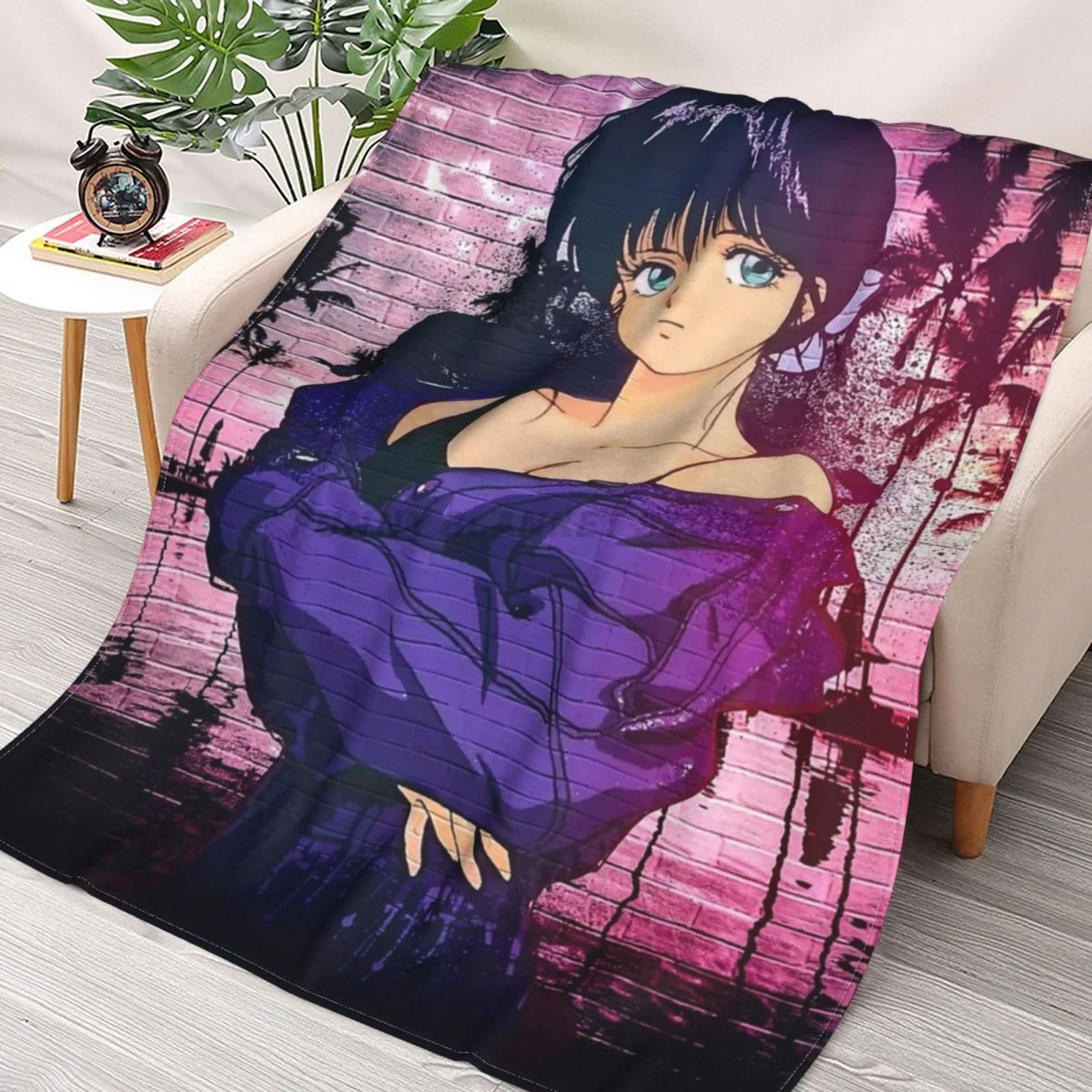 Kimagure Orange Road Madoka Throws Blankets Collage Flannel Ultra-Soft Warm picnic blanket bedspread on the bed 
Kimagure Orange Road Madoka Throws Blankets Collage Flannel Ultra-Soft Warm picnic blanket bedspread on the bed