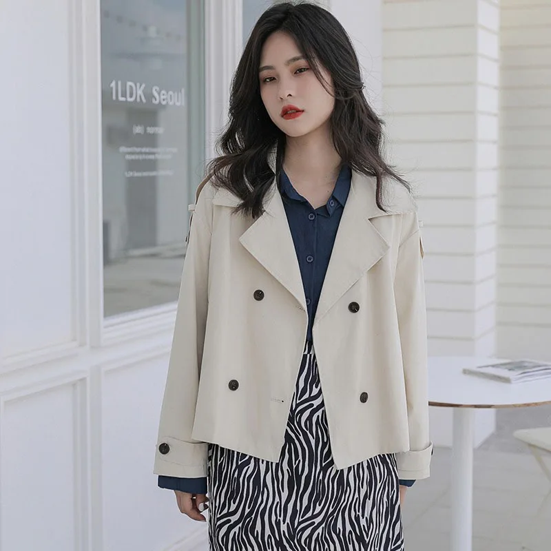 Sandro Rivers Windbreaker for Women Loose and All Match Suit Collar Coat Sense of Temperament Early Spring
Sandro Rivers Windbreaker for Women Loose and All Match Suit Collar Coat Sense of Temperament Early Spring