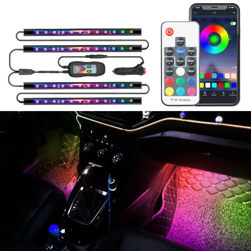 Автомобильная подсветка с USB-портом для управления музыкой
Автомобильная подсветка с USB-портом для управления музыкой