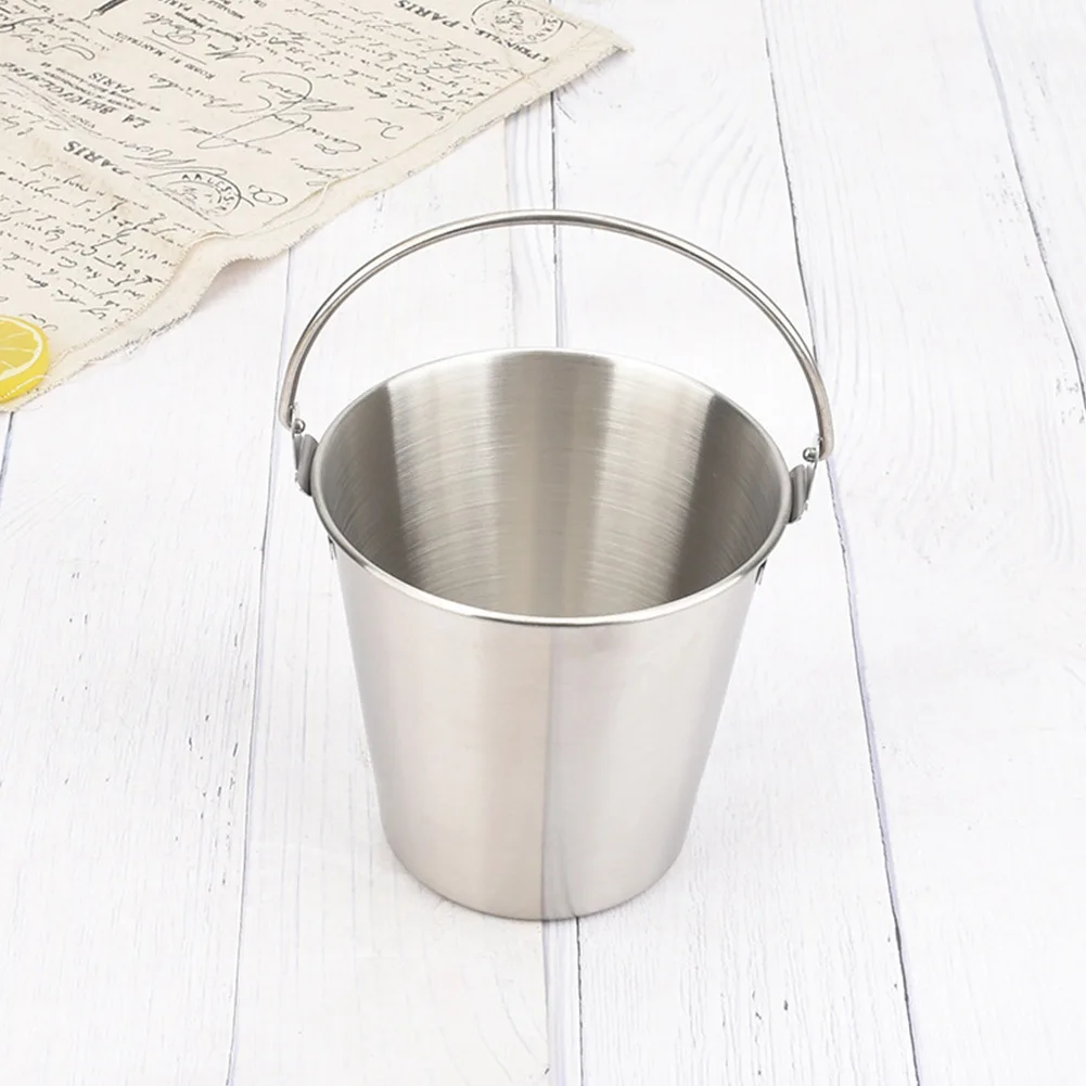 Small Stainless Steel Bucket Portable Ice Bucket With Handles For Candy Chocolate Snack Storage Wedding Party Bar Decor 1000ml
Small Stainless Steel Bucket Portable Ice Bucket With Handles For Candy Chocolate Snack Storage Wedding Party Bar Decor 1000ml