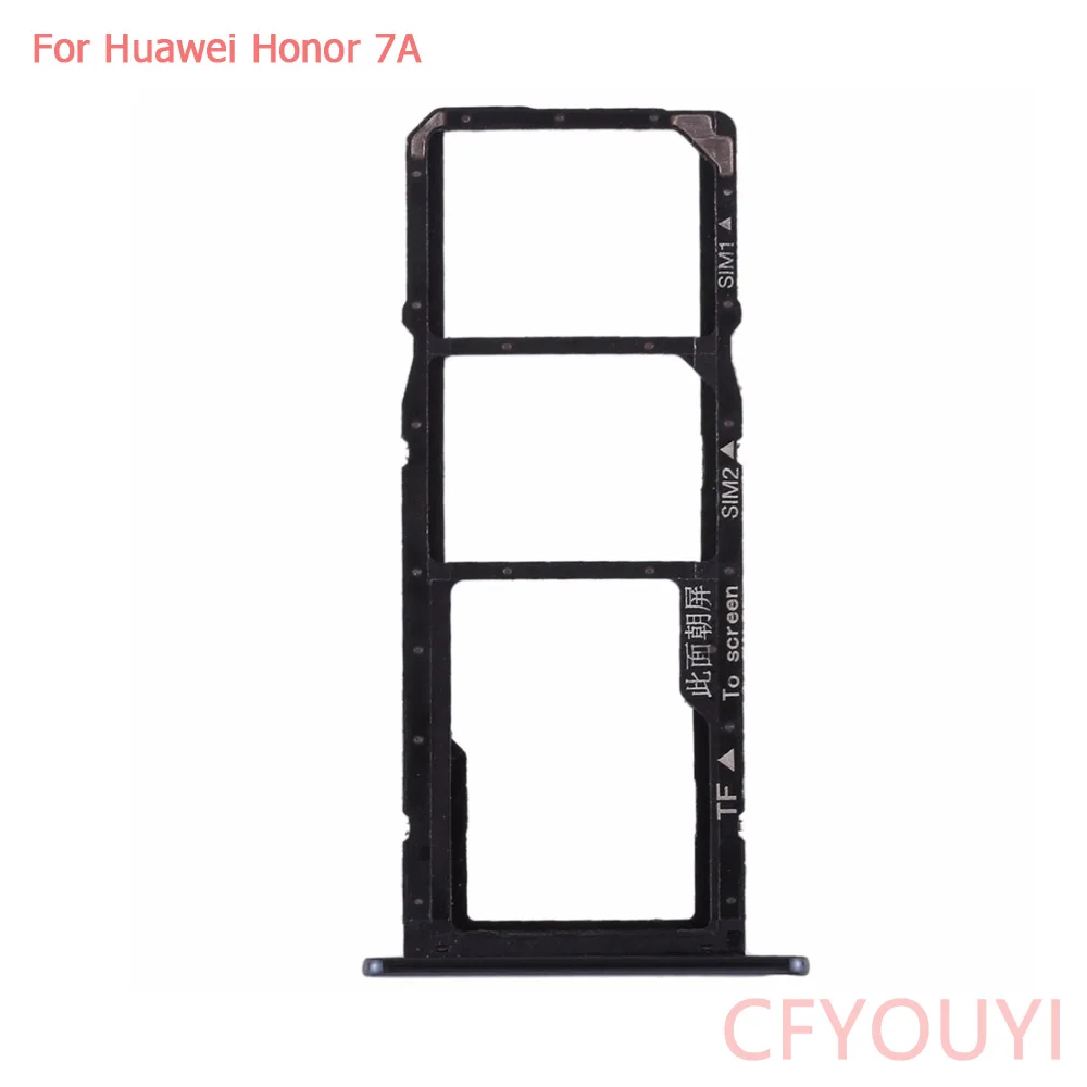 

5pcs/lot New Dual SIM Card Tray Holder Carrier Nano Card Tray Slot Holder For Huawei Honor 7A 8E