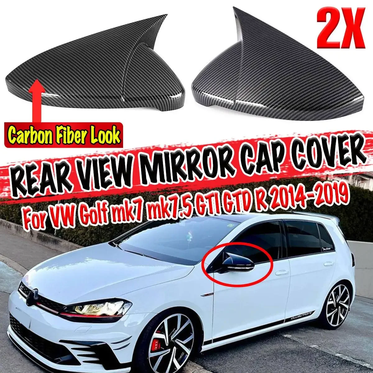 Дополнительная накладка на боковое зеркало заднего вида для Volkswagen, для VW Golf mk7 mk7.5 GTI GTD R 2014-2019 крышка зеркала заднего вида
Дополнительная накладка на боковое зеркало заднего вида для Volkswagen, для VW Golf mk7 mk7.5 GTI GTD R 2014-2019 крышка зеркала заднего вида
