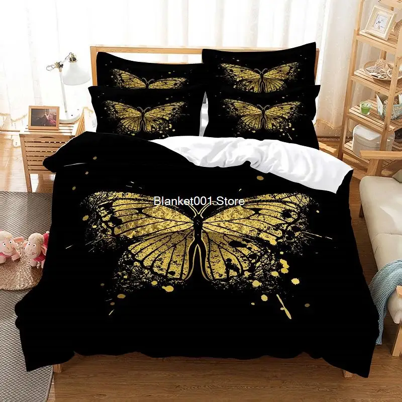 Butterfly Bedding Set Duvet Cover Set 3d Bedding Digital Printing Bed Linen Queen Size Bedding Set Fashion Design
Butterfly Bedding Set Duvet Cover Set 3d Bedding Digital Printing Bed Linen Queen Size Bedding Set Fashion Design