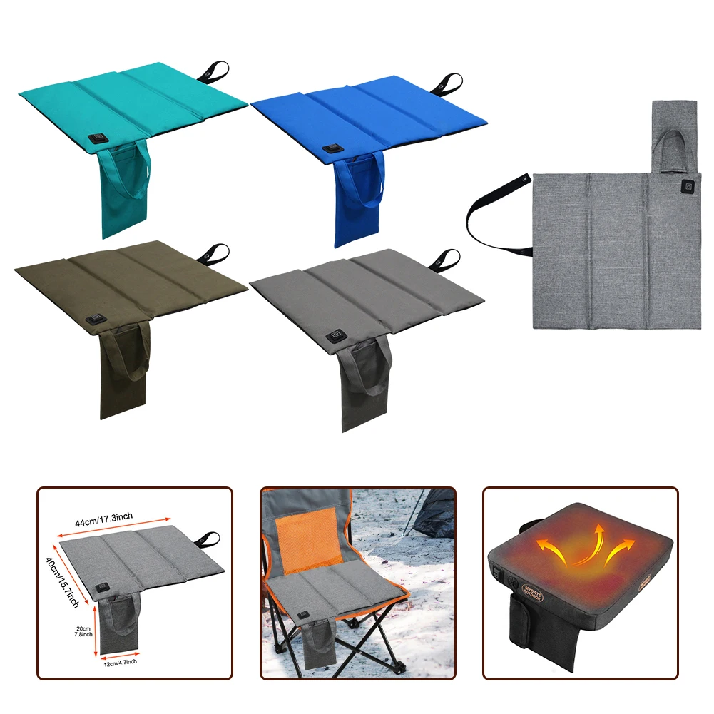 Outdoor Folding Heated Camping-Seat Cushion Upholstered Portable Stadium Cushion Winter Warm Seat Pads For Park Stadium Seats
Outdoor Folding Heated Camping-Seat Cushion Upholstered Portable Stadium Cushion Winter Warm Seat Pads For Park Stadium Seats