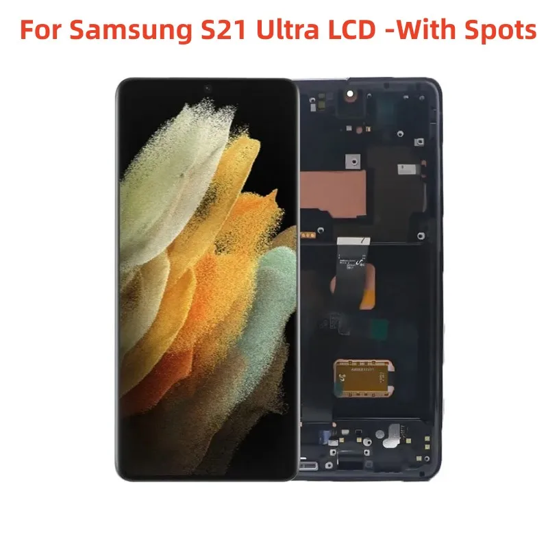 B Quality Original S21 ULTRA LCD For Samsung Galaxy S21 Ultra G998 LCD Display Touch Screen Digitizer Assemmbly With Spots 
B Quality Original S21 ULTRA LCD For Samsung Galaxy S21 Ultra G998 LCD Display Touch Screen Digitizer Assemmbly With Spots