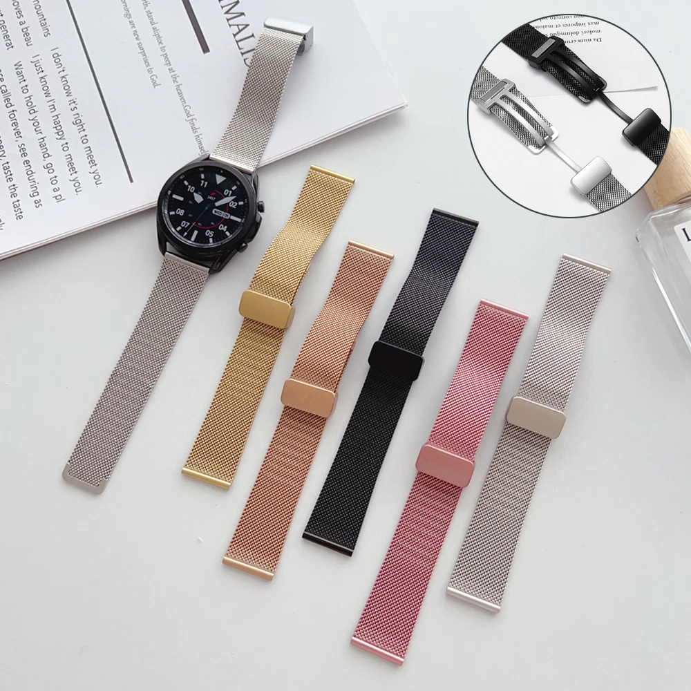 Металлический браслет с магнитной D-пряжкой для Samsung Galaxy Watch 6/4/5 Pro/6Classic/Gear S3/ Active 2, Huawei Watch GT3, 20 22 мм
Металлический браслет с магнитной D-пряжкой для Samsung Galaxy Watch 6/4/5 Pro/6Classic/Gear S3/ Active 2, Huawei Watch GT3, 20 22 мм