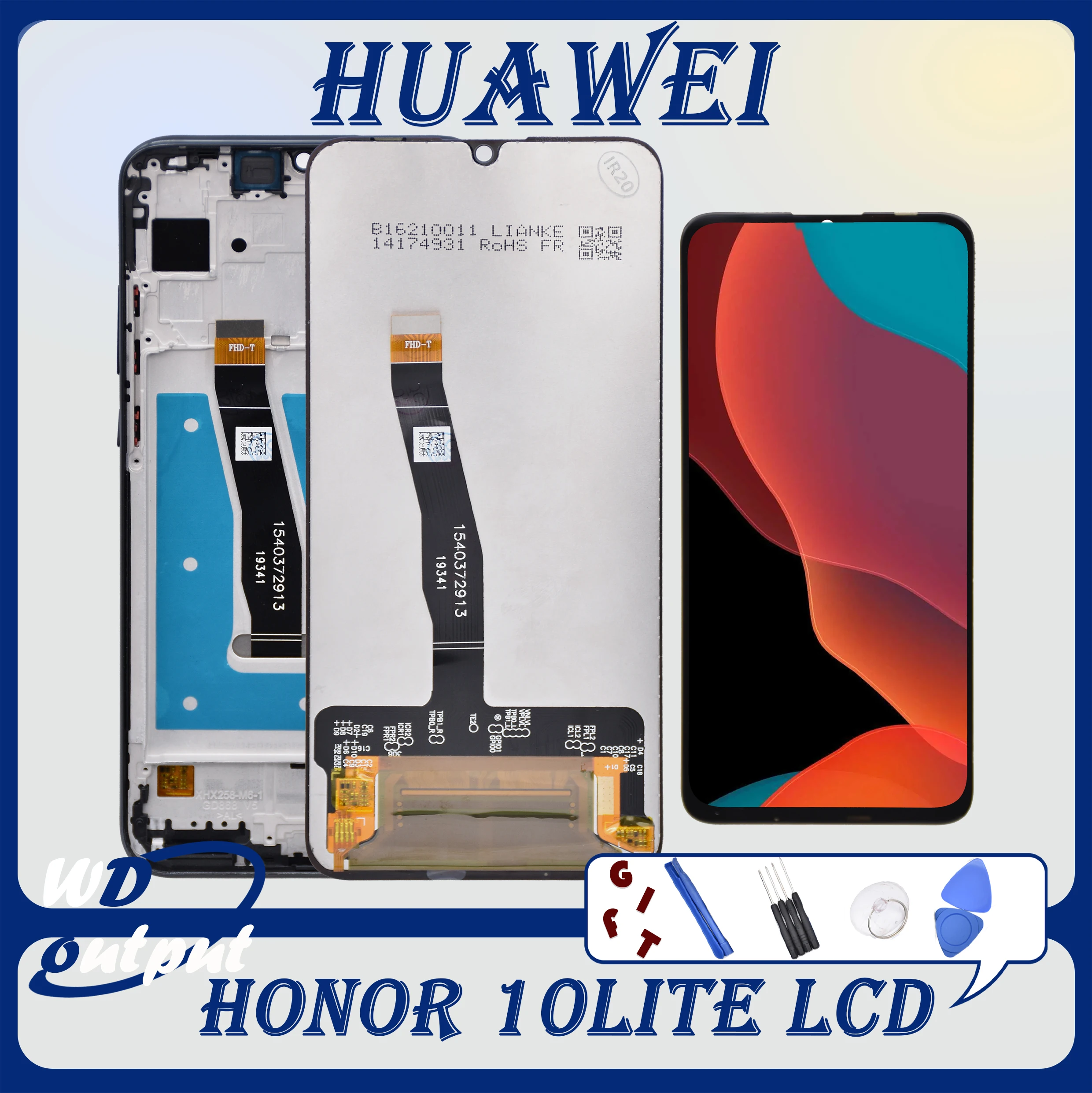 6.21inch Premium Quality LCD for HUAWEI Honor 10lite Screen Touch Screen Display Assembly for Honor 10lite LCD+Frame Replacement
6.21inch Premium Quality LCD for HUAWEI Honor 10lite Screen Touch Screen Display Assembly for Honor 10lite LCD+Frame Replacement