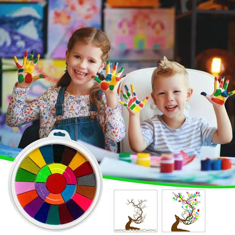 

DIY Funny Finger Painting Drawing Toys For Kid Creative Coloring Graffiti Doodle Educational Toy Kindergarten Art Painting Gift