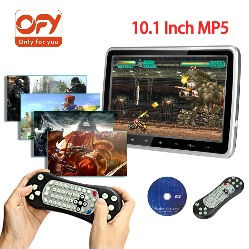 10.1 Inch Car DVD Headrest Monitor Video Player 1024x600 HD Digital Screen Touch Button Game Remote Control Car Headrest Player
10.1 Inch Car DVD Headrest Monitor Video Player 1024x600 HD Digital Screen Touch Button Game Remote Control Car Headrest Player