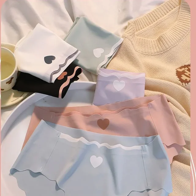 M-XL dames slips sans couture glace injSexy mince sous-vêtements dames sans lueur taille moyenne culotte femme Lingerie intimes 2