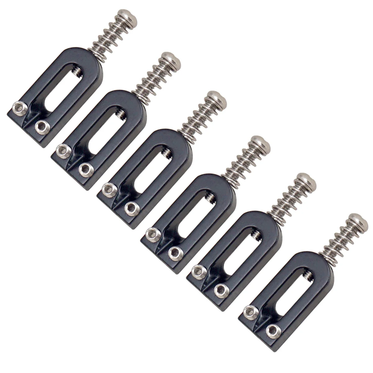 6 Pcs Metal U-Shaped Guitar Bridge Saddle Ball Roller String Tremolo Bridge Tailpiece Saddles for Electric Guitar,Black
6 Pcs Metal U-Shaped Guitar Bridge Saddle Ball Roller String Tremolo Bridge Tailpiece Saddles for Electric Guitar,Black