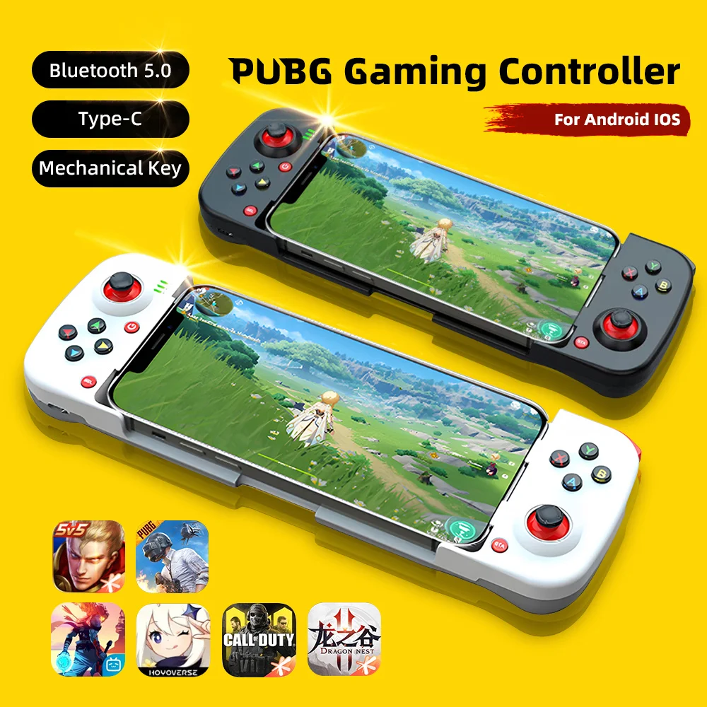 2023 Wireless Gamepad Bluetooth-compatible Type-C Gaming Controller Portable Joystick Gamepads For IOS Android /switch PC Sale
2023 Wireless Gamepad Bluetooth-compatible Type-C Gaming Controller Portable Joystick Gamepads For IOS Android /switch PC Sale