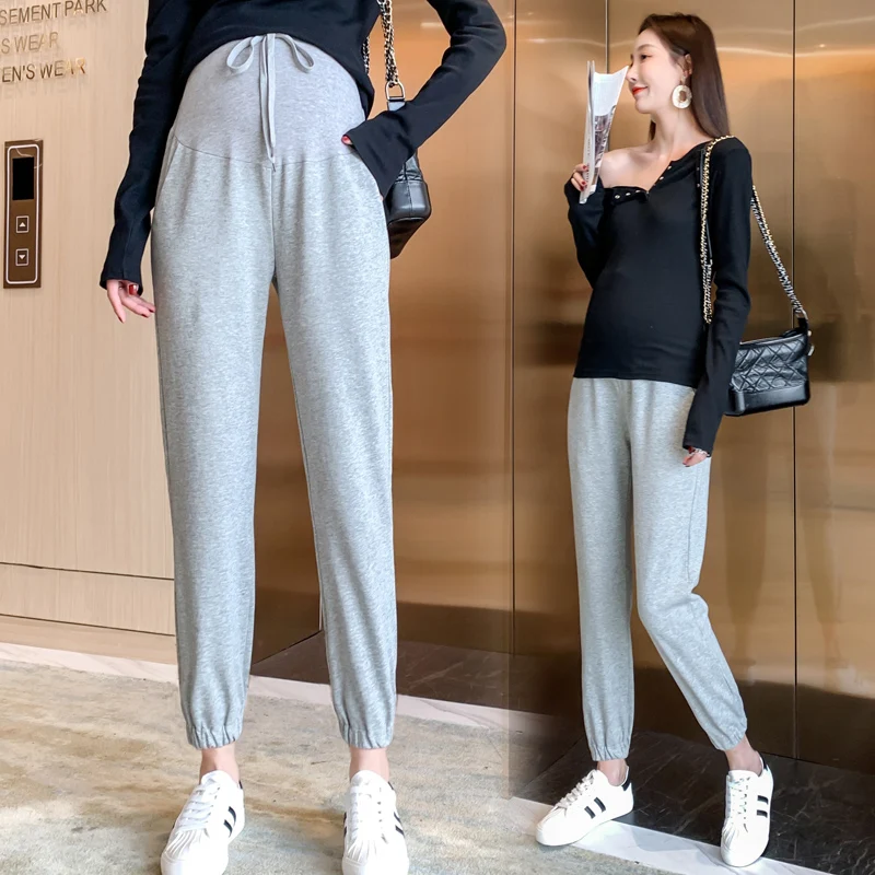 Drop ship fashion high waist pregnant women abdomen pants sweatpants loose slim beam foot pregnant women casual pants trousers 
Drop ship fashion high waist pregnant women abdomen pants sweatpants loose slim beam foot pregnant women casual pants trousers
