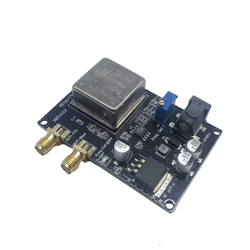 Portable OCXO Frequency Reference Module Stable 10MHz Source for Audio Systems, Decoders, and FrequencyMeters 3XUE
Portable OCXO Frequency Reference Module Stable 10MHz Source for Audio Systems, Decoders, and FrequencyMeters 3XUE