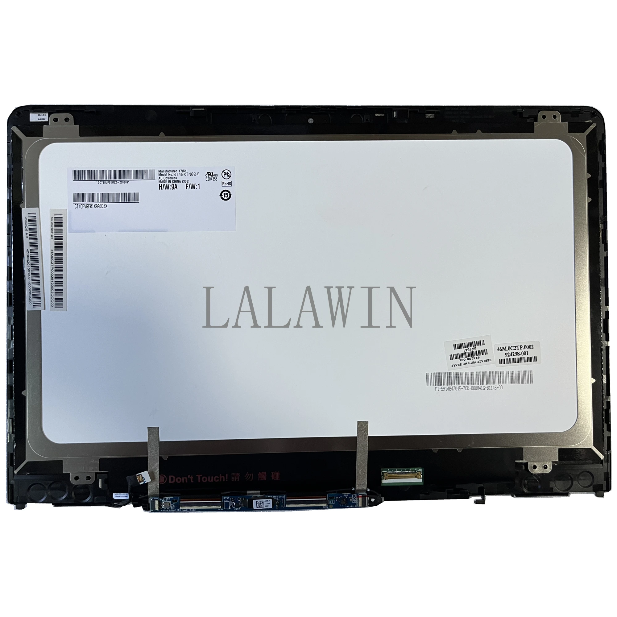 

For HP Pavilion X360 14-BA 14M-BA 1366X768 B140XTN02.E Display Touch Screen Digitizer LCD Assembly Frame Small Board