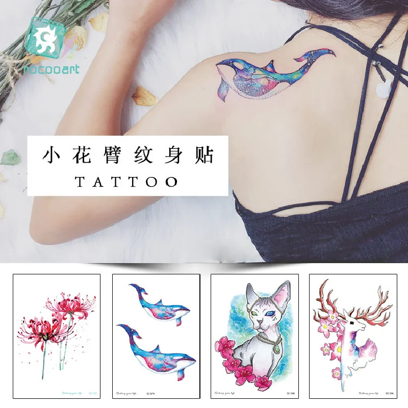 New Waterproof Tattoo Original Dolphin Cartoon Animal Small Fresh Temporary Tattoos Sticker Size:105*150mm
New Waterproof Tattoo Original Dolphin Cartoon Animal Small Fresh Temporary Tattoos Sticker Size:105*150mm