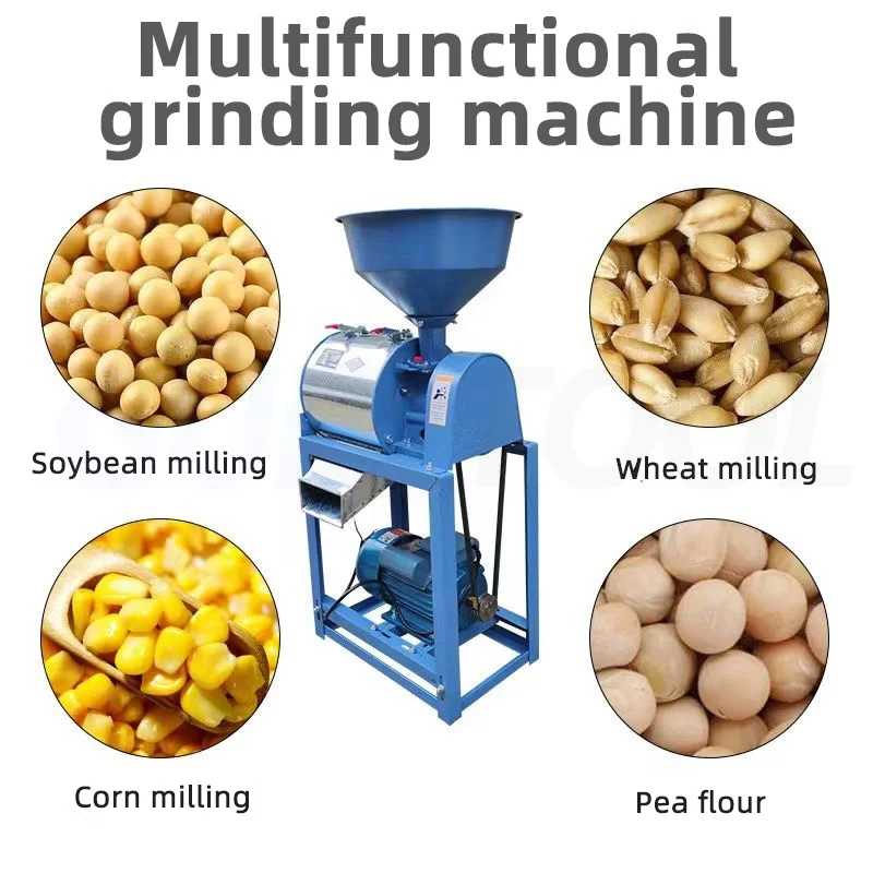 Household Small Flour Grinding Machine Electric Fully Automatic Large Commercial Wheat Corn Pea Wheat Bran Grinding Machine 
Household Small Flour Grinding Machine Electric Fully Automatic Large Commercial Wheat Corn Pea Wheat Bran Grinding Machine