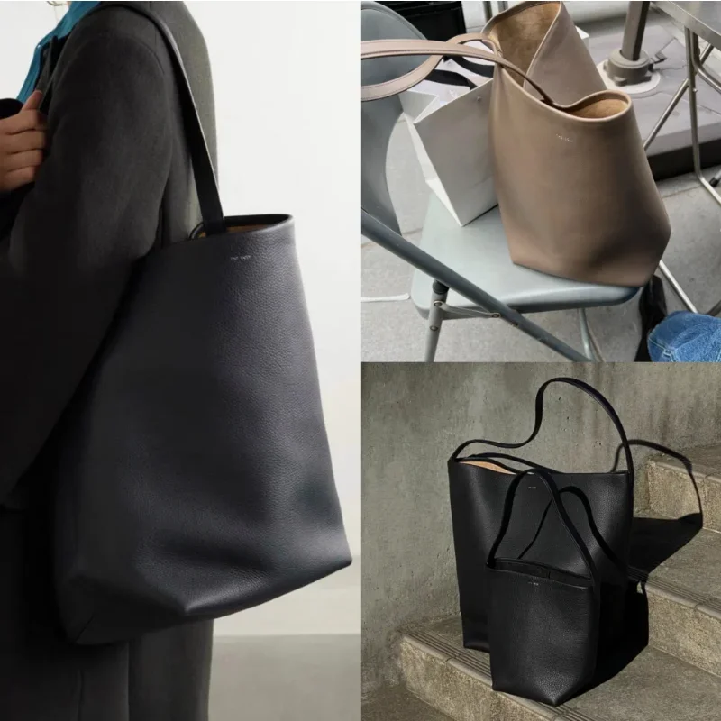 TheR0w Handbag High Quality Leather Large Capacity Commuter Tote Bag Women's Underarm Shoulder Bag The Row Bucket Bag
TheR0w Handbag High Quality Leather Large Capacity Commuter Tote Bag Women's Underarm Shoulder Bag The Row Bucket Bag