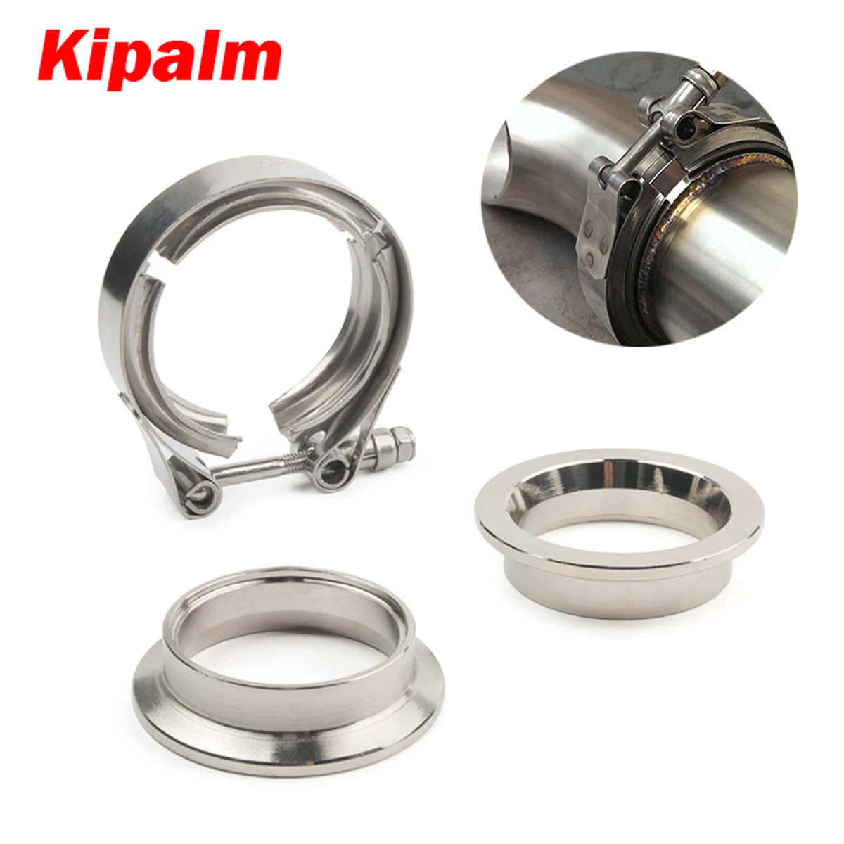 Stainless Steel Standard Latch And Quick Release V Band Clamp Flange Kit V Band / V-Band exhaust pipe clamp
Stainless Steel Standard Latch And Quick Release V Band Clamp Flange Kit V Band / V-Band exhaust pipe clamp